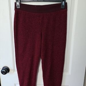 SO Red Knit Sweatpants